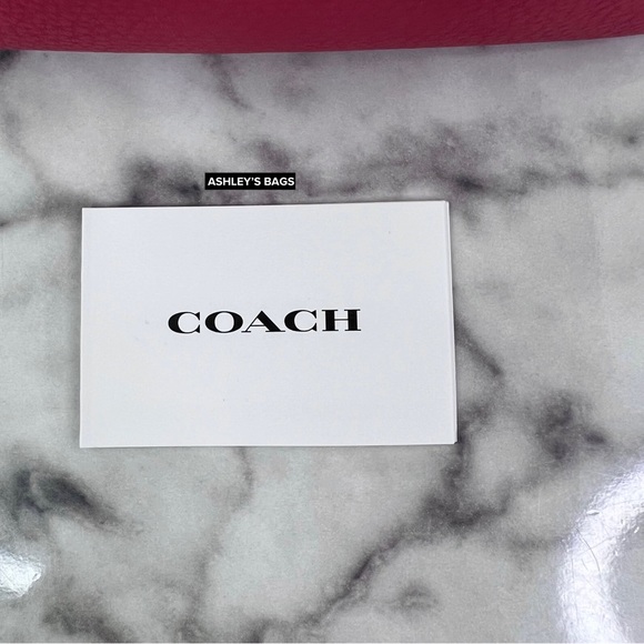 Coach Town Bucket Bag Crossbody Handbag In Strawberry Haze - Picture 11 of 12